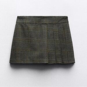 Zara Plaid Skort
